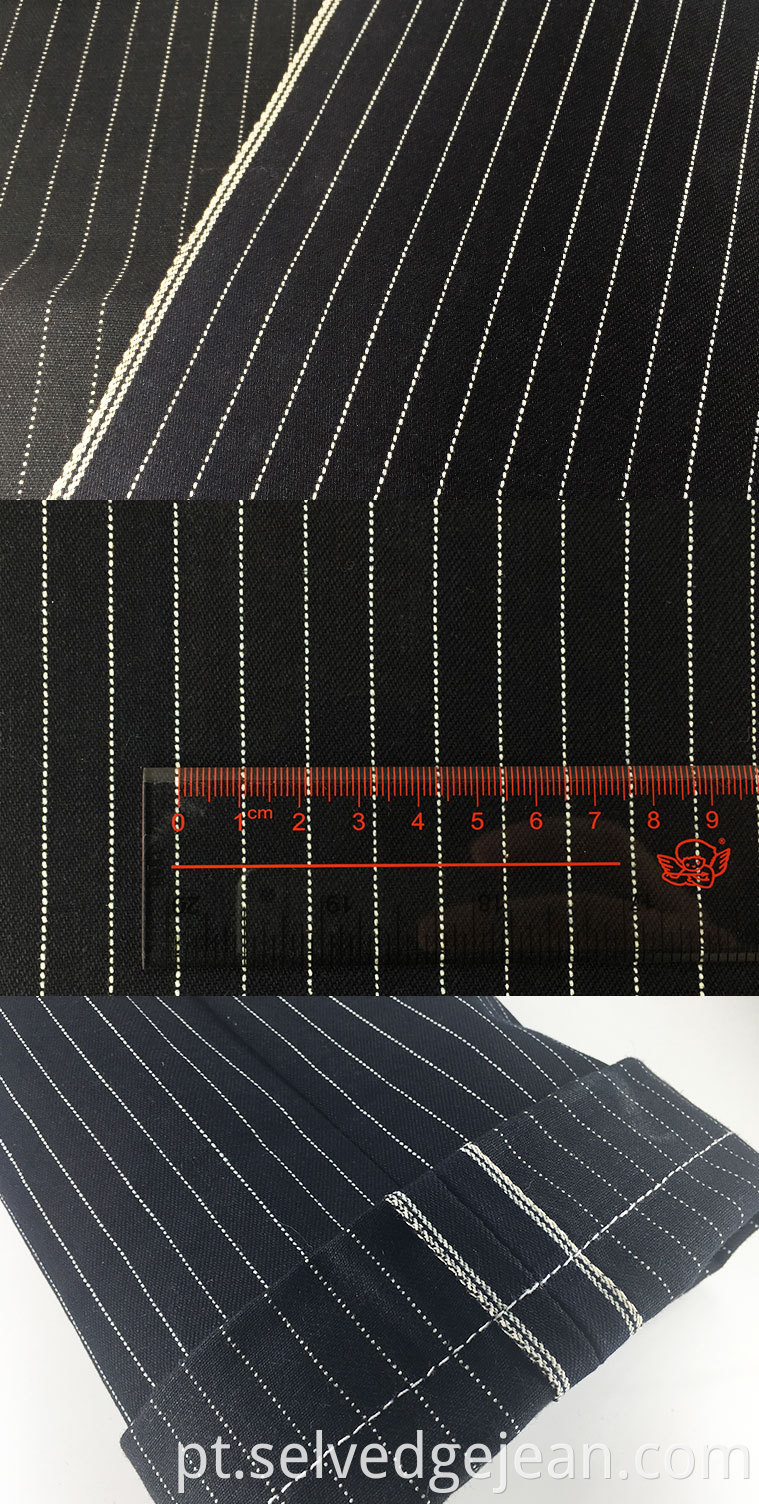 16,5 oz de tecido japonês de alta qualidade GSM de tecido de jeans 100% algodão ou ourela para a cintura de jeans masculina